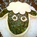 ネコフミ's cooksnap of when they made 幼稚園キャラ弁＊ひつじのショーン 簡単.