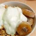 あさここなっつ's cooksnap of when they made 朝ご飯♪コーンフレークのバナナヨーグルト.