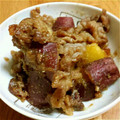 ちー坊99's cooksnap of when they made さつまいもと豚肉のごまみそ煮.