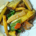 はすぃまん's cooksnap of when they made 鶏肉とさつま芋のカレーオイスター炒め.