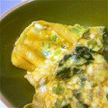 Chiyumii's cooksnap of when they made 小松菜チーズの卵焼き　お弁当のおかず.
