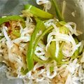 はるかのはは's cooksnap of when they made 小女子ピーマン白滝のきんぴら炒め.
