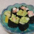 きらり流れ星's cooksnap of when they made スモークサーモンの軍艦巻き.