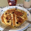 Megみんみん★彡's cooksnap of when they made ＊ブルーベリーヨーグルトのホットケーキ＊.