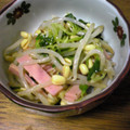 四葉のみつば's cooksnap of when they made もやしとかいわれの簡単！和え物.