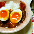 にゃおはは's cooksnap of when they made とろ〜り半熟玉子.