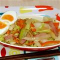 でゅるけむ's cooksnap of when they made ♪白菜とベーコンのオイスターソース炒め♪.