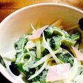 lunch47400's cooksnap of when they made 簡単！ゴーヤと玉葱＆ハムのサラダ.