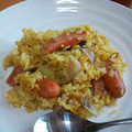 nyan125's cooksnap of when they made 茸とウインナーの炊き込みカレーピラフ♫♬.