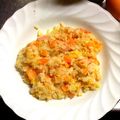 kyaneko's cooksnap of when they made 秋に食べたい☆柿のチャーハン.