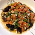 まいねーさん's cooksnap of when they made ＊茄子とトマトの冷たいサラダ＊.