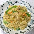 RoomA's cooksnap of when they made カレーそうめんチャンプルー.