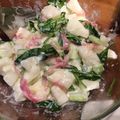 egamin's cooksnap of when they made コロコロヨーグルトサラダ.