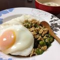 いぬさち's cooksnap of when they made お手軽♪簡単♪家にある物でガパオライス☆.