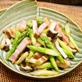 ちべターリー's cooksnap of when they made 厚切りベーコンとアスパラのバター醤油炒め.