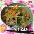 いっくんママン☆'s cooksnap of when they made 我が家の♡野菜が主役？豚丼.