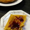 haturi's cooksnap of when they made おうちCafe♡もっちり美味しいクレープ.