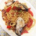 みぃmm's cooksnap of when they made 大粒冷凍牡蠣で!!バター醤油パスタ.