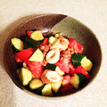 ♡Fuwari♡'s cooksnap of when they made やみつき！胡瓜と竹輪とトマトの納豆サラダ.