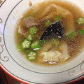 なびー・remrem's cooksnap of when they made 簡単！ワンタンとオクラのとろとろスープ.