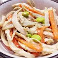 tukikoto's cooksnap of when they made ごぼうの味噌マヨサラダ.