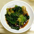 amjkao's cooksnap of when they made レタスの外葉の炒め物.