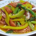 まゆピン's cooksnap of when they made たこと野菜のにんにく炒め♪.