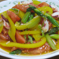 まゆピン's cooksnap of when they made たこと野菜のにんにく炒め♪.