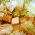 ☆clea☆'s cooksnap of when they made キャベツと厚揚げのオイスターソース炒め.