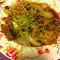 クマたぬき's cooksnap of when they made 簡単♪豆苗と豚肉の炒めもの♥.