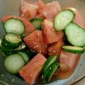 ＊msmama＊'s cooksnap of when they made m胡瓜とトマトの中華風和え物.
