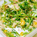 riza1200's cooksnap of when they made 豆苗とｼｰﾁｷﾝのﾏﾖｻﾗﾀﾞ.