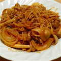 ドンドンタベル's cooksnap of when they made しめじの豚ケチャ炒め.