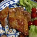 FRKママ's cooksnap of when they made 鶏チャーシュー半熟煮卵添え.