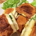 ykrykr's cooksnap of when they made ✿やみつき♪はんぺんの鶏ねぎ挟み焼き✿.