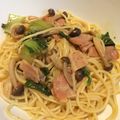 いくらちゃんママ♪'s cooksnap of when they made チンゲン菜とベーコンの和風パスタ♡.