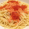 ハクユ's cooksnap of when they made 鮭といくらの和風スパゲティー.