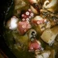 k_matsuda's cooksnap of when they made ダッチオーブンできのことタコのアヒージョ.