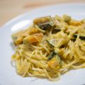 チョコレートカカオ's cooksnap of when they made かぼちゃのクリームソースパスタ.