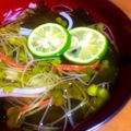 ＊せきちゃん＊'s cooksnap of when they made 夏☆サッパリ！すだち入りすまし汁.