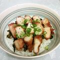 龍青空ママ's cooksnap of when they made 鶏の唐揚げ丼.