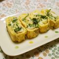 ガメコ's cooksnap of when they made ☆エコで栄養満点美味しい～大根葉卵焼き☆.