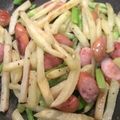 zeimama's cooksnap of when they made *チーズ香る♪じゃがいもとアスパラ炒め*.