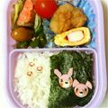 こたまごゆう's cooksnap of when they made ＊キャラ弁＊　魚ニソDEうさぎちゃん.