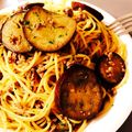 morning＊'s cooksnap of when they made 大好き！挽肉とナスの白ワイン風味のパスタ.