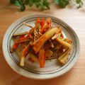 まろんかふぇ's cooksnap of when they made 竹輪入り☆簡単☆きんぴらごぼう.