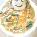 mochisaru's cooksnap of when they made タッキーのデコカレーライス.