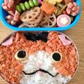 たけちゃん1220's cooksnap of when they made 簡単ジバニャンキャラ弁作るっち！.