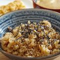 shiiki's cooksnap of when they made 焼きさんまとミョウガの炊き込みご飯.