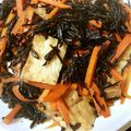 ょン☆'s cooksnap of when they made 金ごま香る　厚揚げとひじきの煮物.